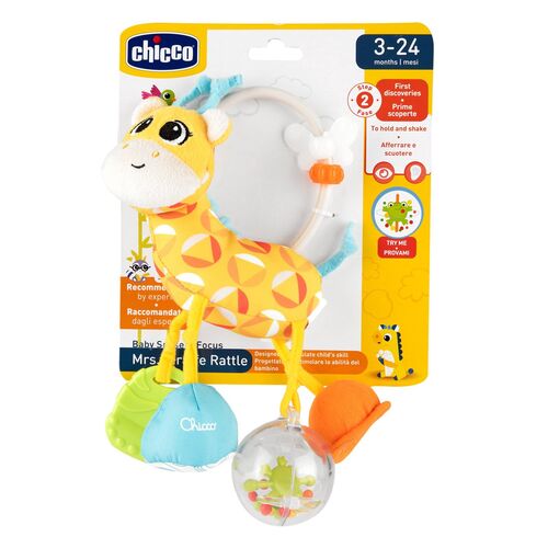 CHICCO TOY BS GIRAFFE RATTLE NEW