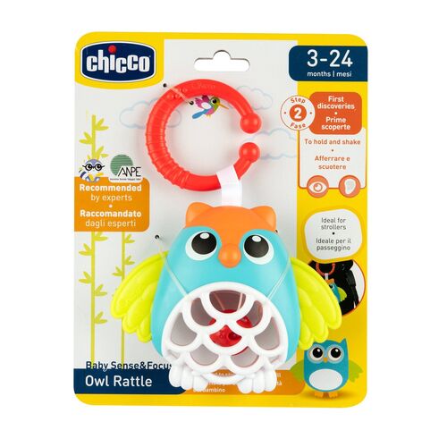 CHICCO TOY BS RATTLE OWL