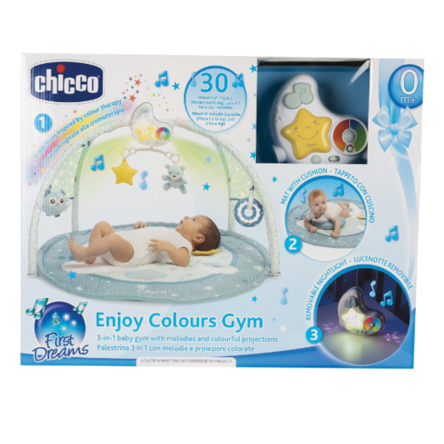CHICCO TOY FD ENJOY COLORS PLAY GYM BLUE