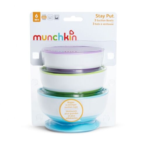 MUNCHKIN PACK CUENCOS CON VENTOSA STAY PUT
