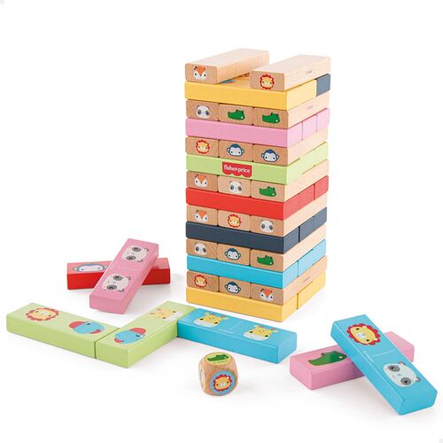 FISHER PRICE TORRE BLOQUES DE MADERA
